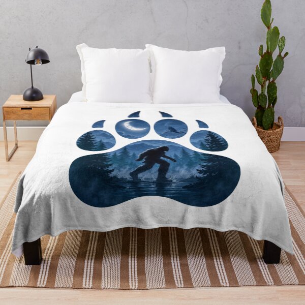 Item preview, Bigfoot Bear Paw Night designed and sold by DariaOltes.