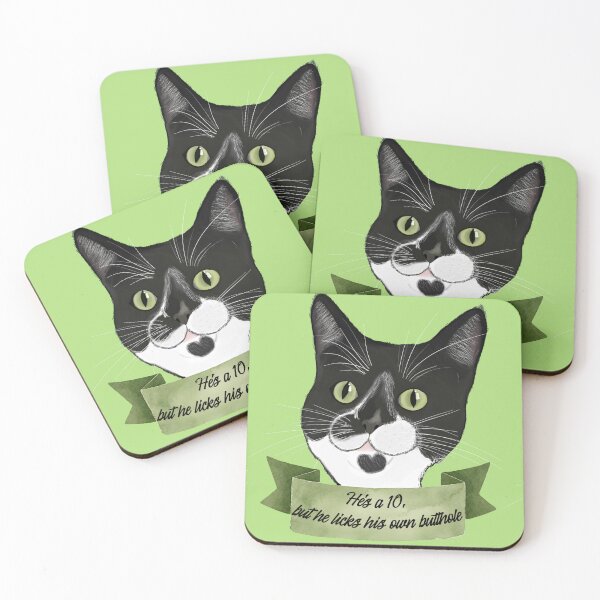 Item preview, He's a 10, but he licks his own butthole designed and sold by Silly Little Creations.