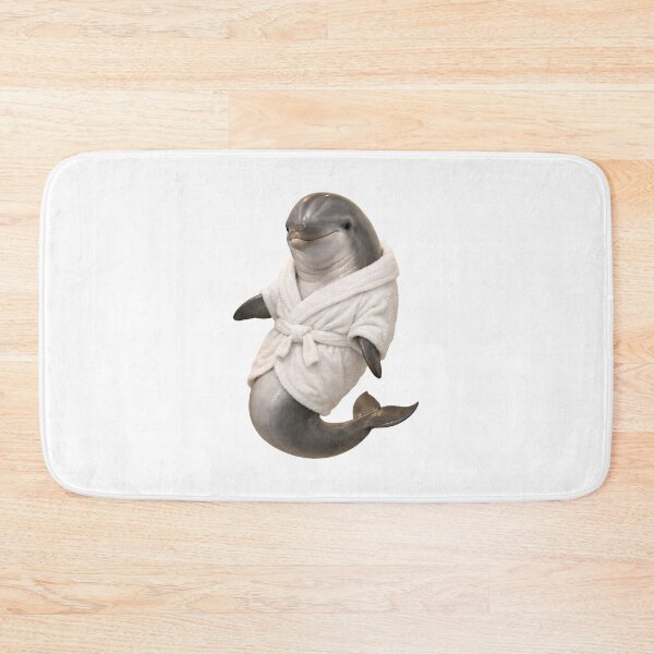 Item preview, Bathrobe Bottlenose Dolphin designed and sold by Sillytoe.