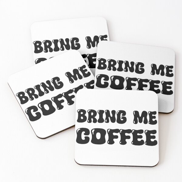 Item preview, Bring Me Coffee Bubble Font designed and sold by AmbientArtCo.