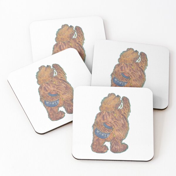 Item preview, Standing Bear with Honey designed and sold by AnimalScribbles.
