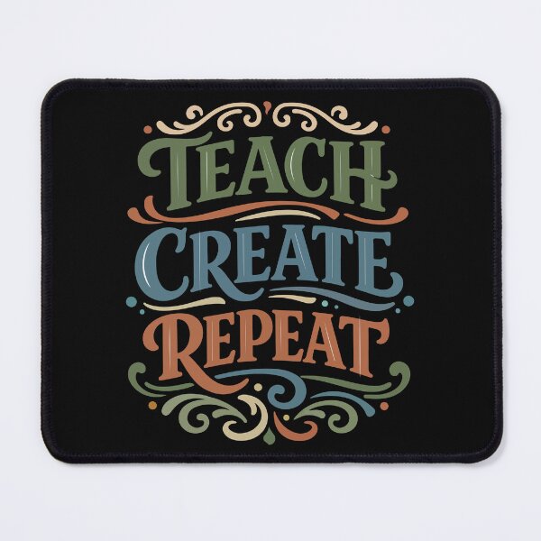 Item preview, Teach Create Repeat Decorative Lettering – Teacher Gift designed and sold by stylishdzign.