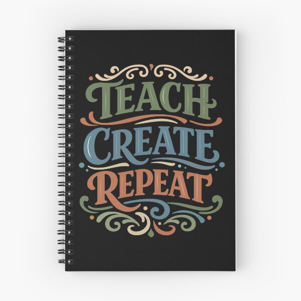 Item preview, Teach Create Repeat Decorative Lettering – Teacher Gift designed and sold by stylishdzign.