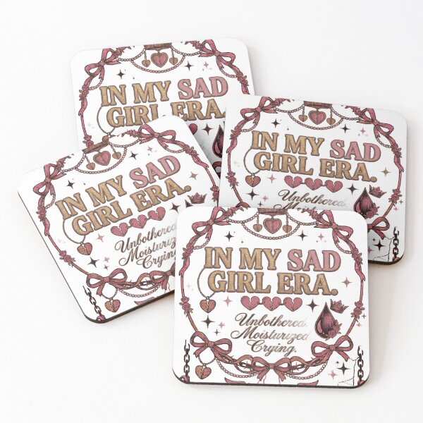 Item preview, In My Sad Girl Era Unbothered Moisturized Crying Design designed and sold by InkroarCo.