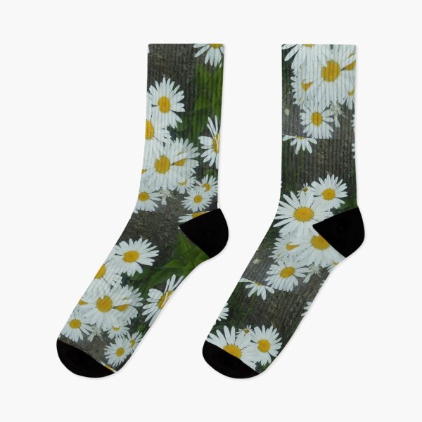 Item preview, White Daisies with Yellow Centers Art Print designed and sold by KaleChub.
