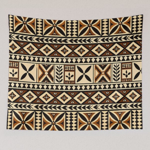Item preview, Tongan Tapa Cloth Pattern - Polynesian Ngatu Geometric Design designed and sold by Myra365Art.