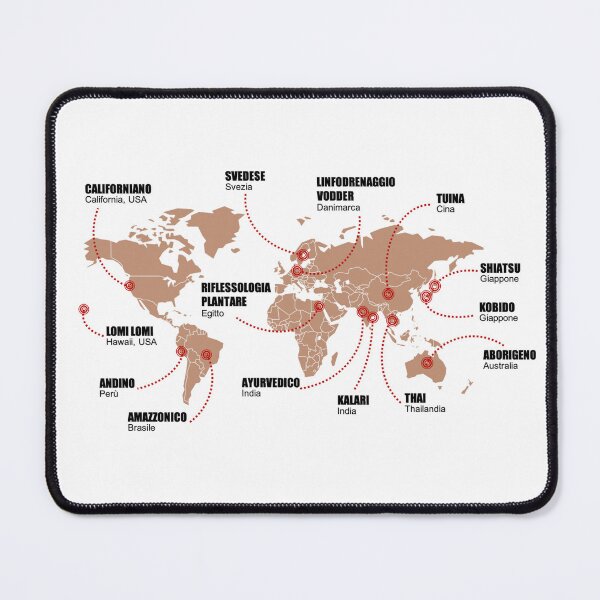 Item preview, World massage map designed and sold by CocoBlogHD.