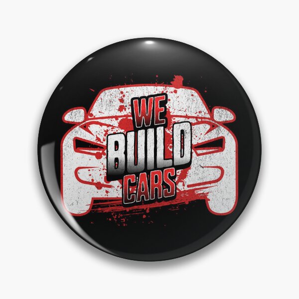 Item preview, We Build Cars designed and sold by SquatchPrintsCo.