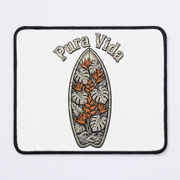 Item preview, Pura Vida Surf Costa Rica Tropical Board designed and sold by FantasyPearl.