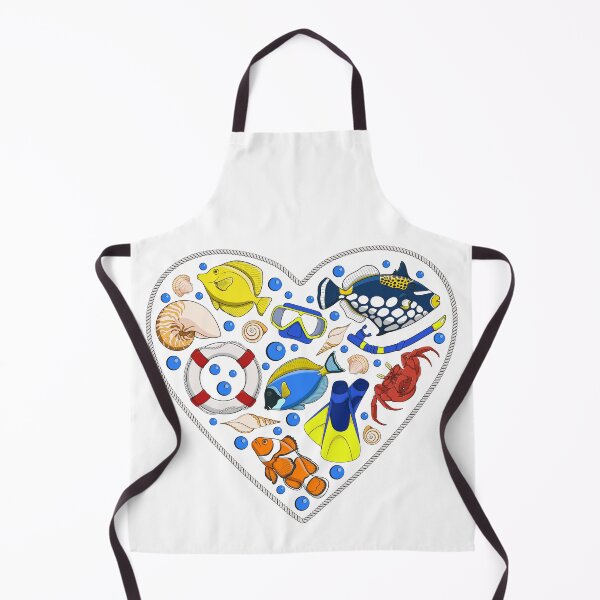 Item preview, Rope heart with sea animals and objects designed and sold by RizikCat.