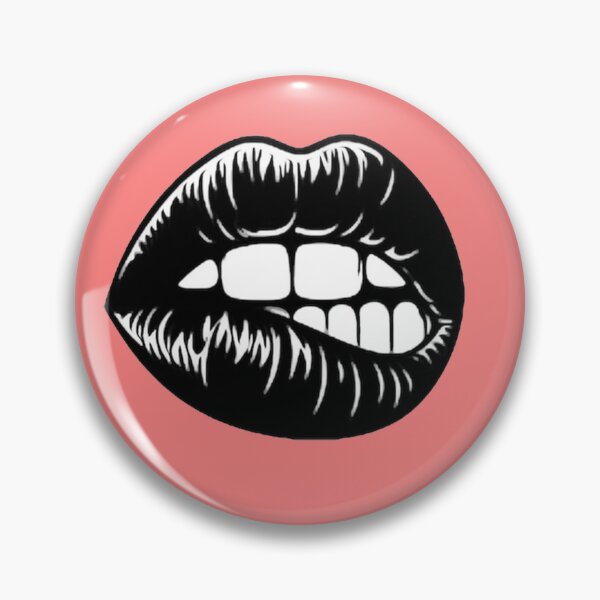 Item preview, Bighting Lips Silhouette designed and sold by AmbientArtCo.