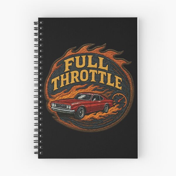 Item preview,  Full Throttle Vintage Muscle Car - Retro Hot Rod Racing Art designed and sold by A-M-G-Shop.