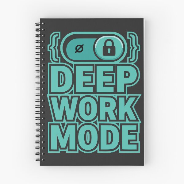 Item preview, Deep Work Mode Developer Productivity Gift Minimal Tech Design designed and sold by Ixnor.