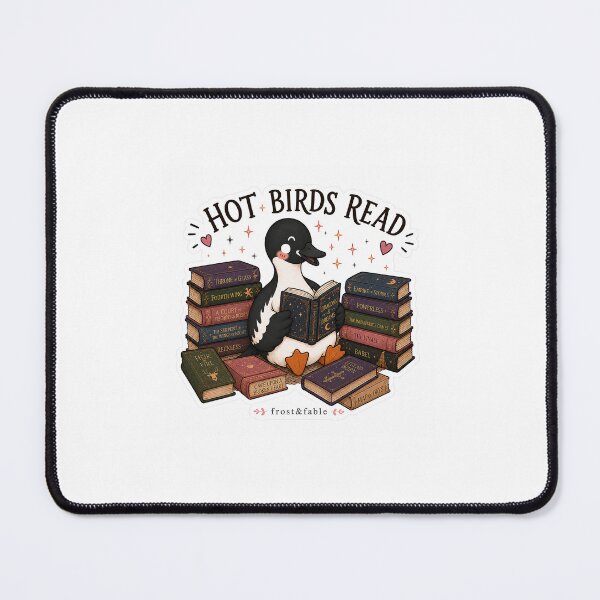 Item preview, Hot birds read designed and sold by FrostandFable.