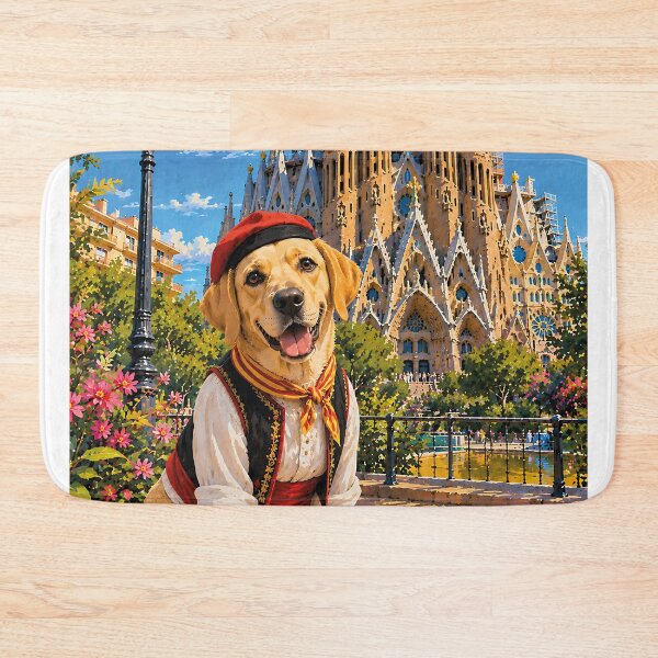 Item preview, Farmer in front of the Sagrada Familia designed and sold by Nomad-Paws.