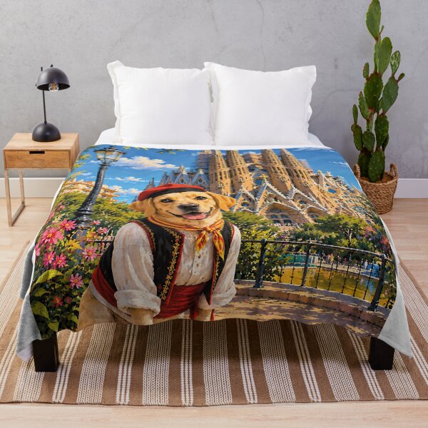 Item preview, Farmer in front of the Sagrada Familia designed and sold by Nomad-Paws.