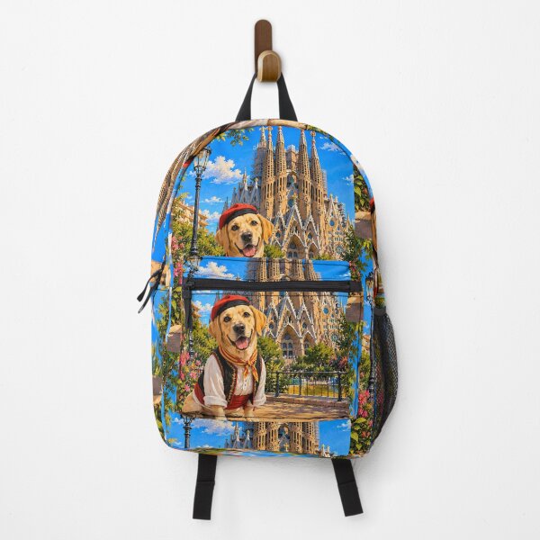 Item preview, Farmer in front of the Sagrada Familia designed and sold by Nomad-Paws.