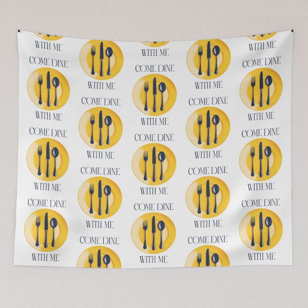 Item preview, Come Dine With Me (on White) designed and sold by PawsitiveMum3.