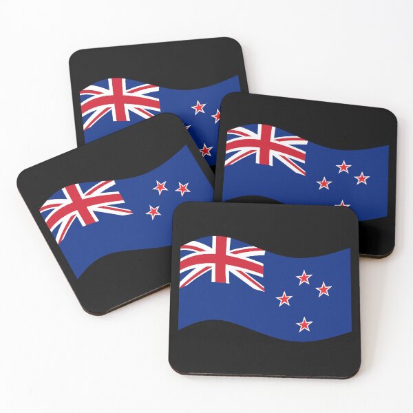Item preview, New Zealand Flag - Wavey designed and sold by MY NEW ZEALAND.