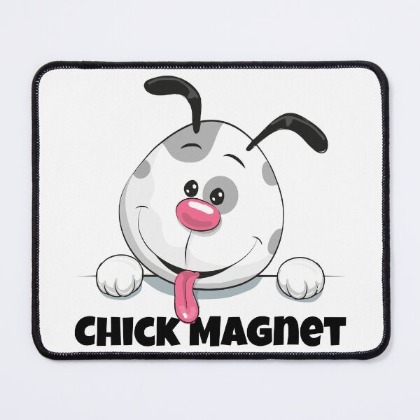 Item preview, Funny Chick Magnet Puppy Dog Cute Cartoon designed and sold by CreativeCrest.