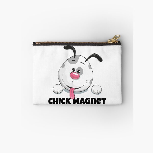 Item preview, Funny Chick Magnet Puppy Dog Cute Cartoon designed and sold by CreativeCrest.
