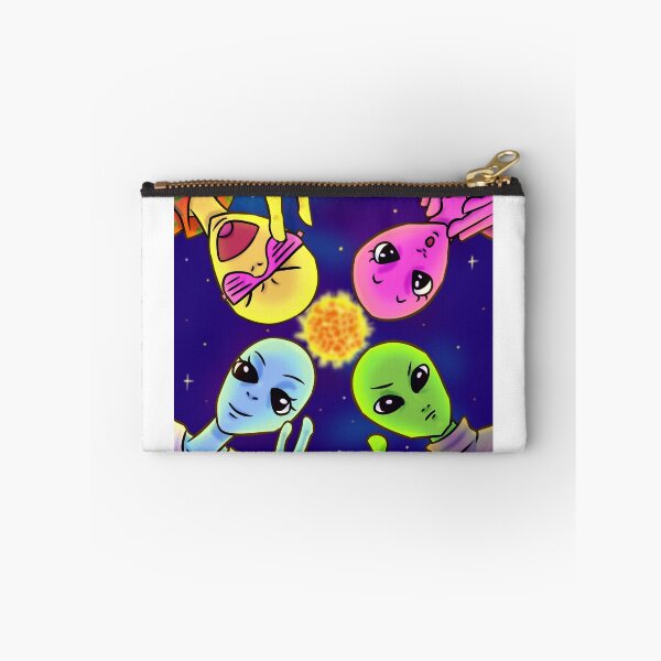 Item preview, UFO Alien Friends Squad Solar System Vacation designed and sold by JimboTurtle.