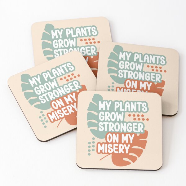 Item preview, My Plants Grow Stronger On My Misery - Funny Boho Houseplant Monstera designed and sold by the-Z3nith.