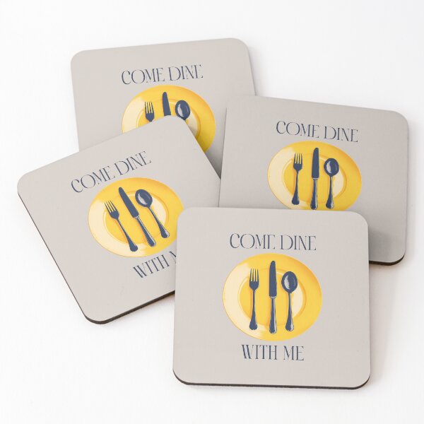 Item preview, Come Dine With Me (on Grey) designed and sold by PawsitiveMum3.