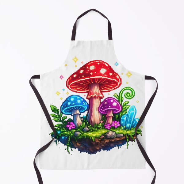 Item preview, Magic Pixel Mushroom Forest | Neon Fantasy 8-Bit Design designed and sold by NucciCollective.