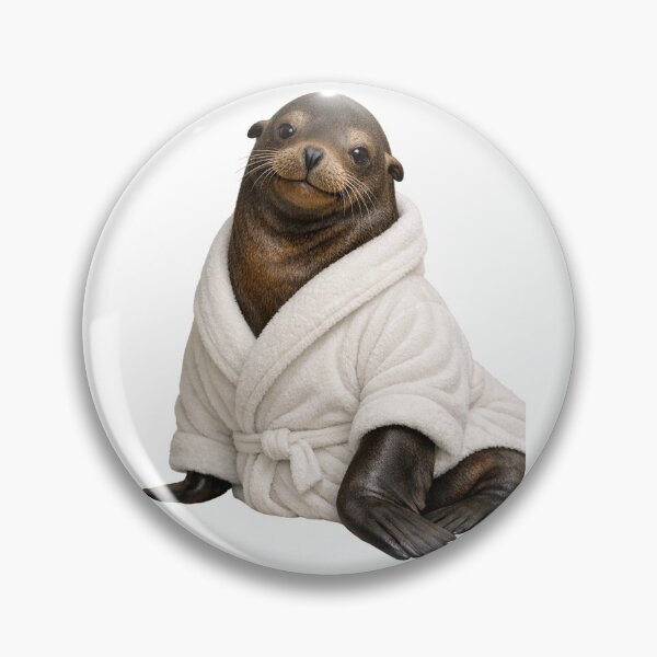 Item preview, Comfy Bathrobe California Sea Lion designed and sold by Sillytoe.