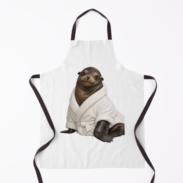 Item preview, Comfy Bathrobe California Sea Lion designed and sold by Sillytoe.