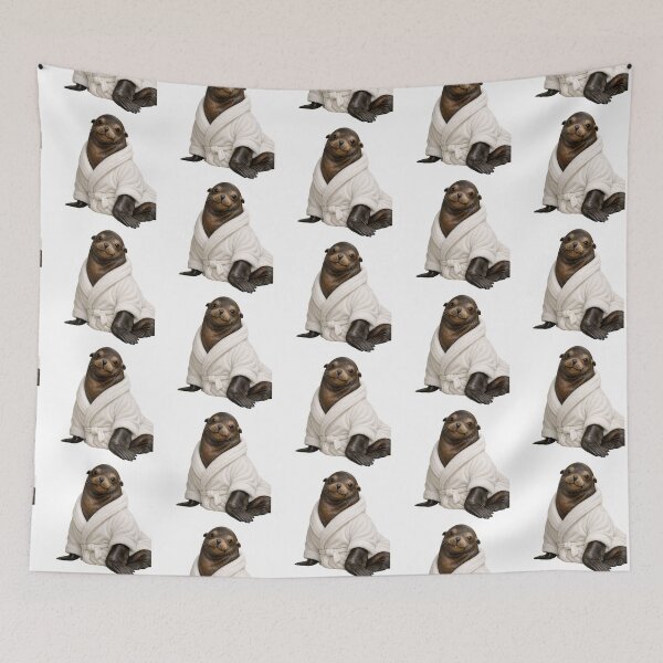 Item preview, Comfy Bathrobe California Sea Lion designed and sold by Sillytoe.