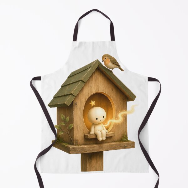 Item preview, A Little Place to Belong – Cute Birdhouse Companion designed and sold by Digital Culture Studio.