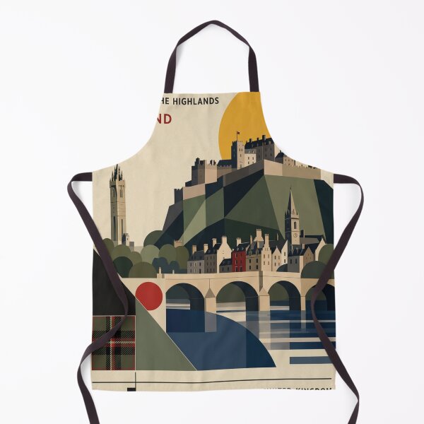 Item preview, Stirling Scotland Original Custom Vintage Poster Wall Art Design designed and sold by Cool Robot Bro..