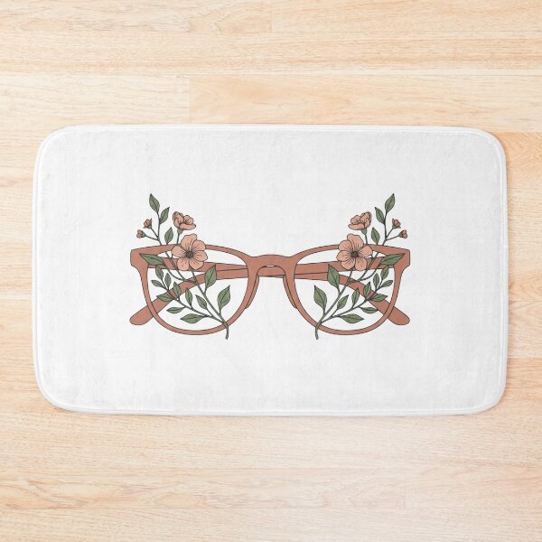 Item preview, Retro Floral Glasses - Boho Botanical Vision designed and sold by Dzblack.