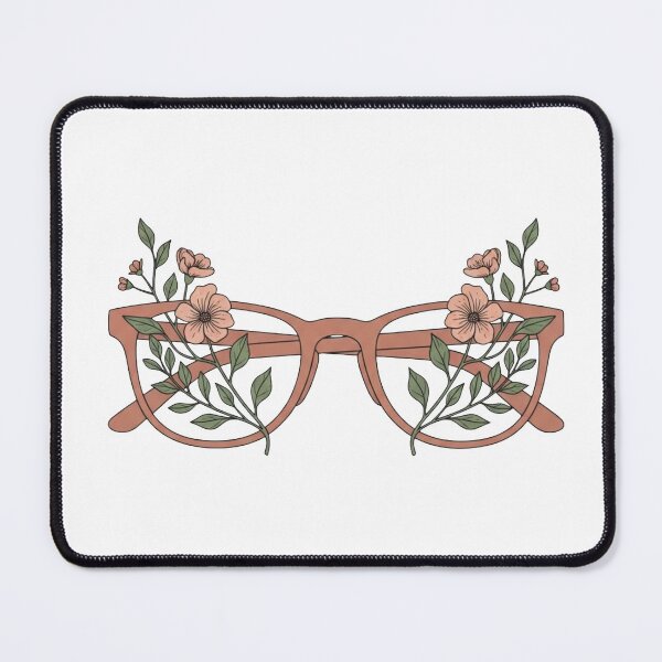 Item preview, Retro Floral Glasses - Boho Botanical Vision designed and sold by Dzblack.