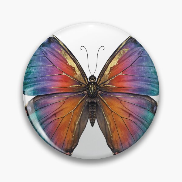 Item preview, Colorful Fantasy Butterfly PNG | Vibrant Watercolor Butterfly T-Shirt Design | Printable Sublimation Artwork designed and sold by Artistry Tee Co.