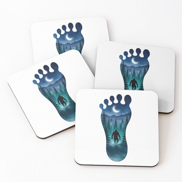 Item preview, Bigfoot Footprint Moon Forest designed and sold by DariaOltes.