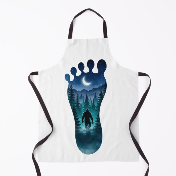Item preview, Bigfoot Footprint Moon Forest designed and sold by DariaOltes.