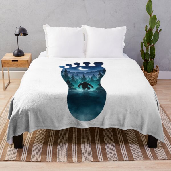 Item preview, Bigfoot Footprint Moon Forest designed and sold by DariaOltes.
