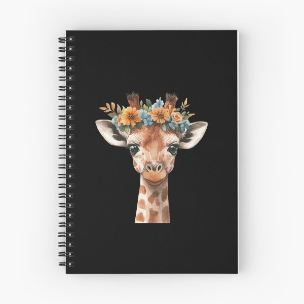 Item preview, Giraffe with Flower Crown designed and sold by perijun.