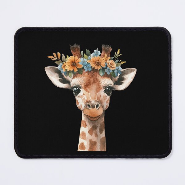Item preview, Giraffe with Flower Crown designed and sold by perijun.
