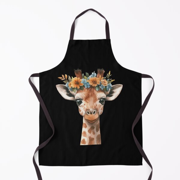 Item preview, Giraffe with Flower Crown designed and sold by perijun.