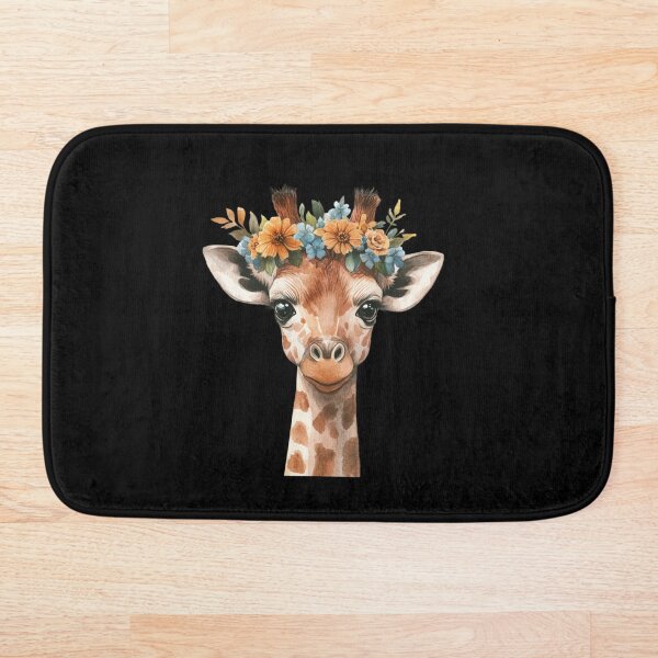 Item preview, Giraffe with Flower Crown designed and sold by perijun.