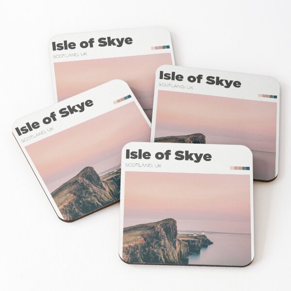 Item preview, Isle Ok Syke Scotland Original Custom Vintage Poster Wall Art Design designed and sold by Cool Robot Bro..