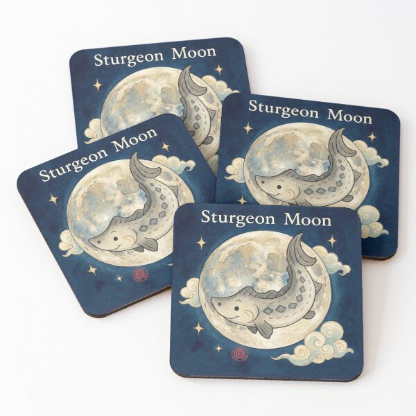Item preview, The Sturgeon and the August Moon designed and sold by DianaAlunaImage.