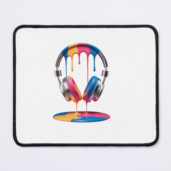 Item preview, Color Drip Headphones Art designed and sold by DariaOltes.