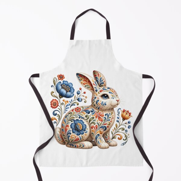 Item preview, Floral Folk Rabbit designed and sold by PetalGarden.