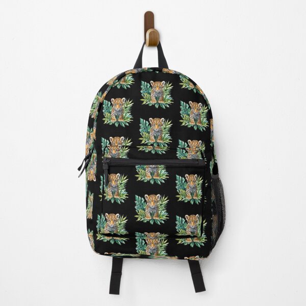 Item preview, Leopard Cub in Jungle Leaves designed and sold by perijun.