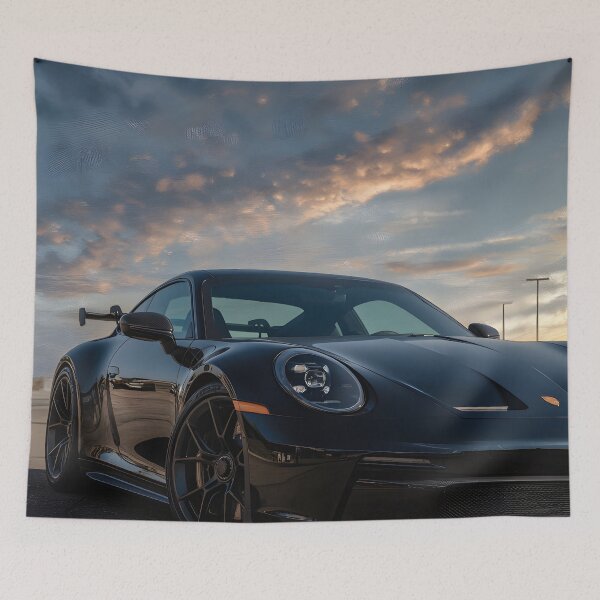 Item preview, Porsche 911 GT3 Premium Modern Car Art Print designed and sold by AutoPopStudio.